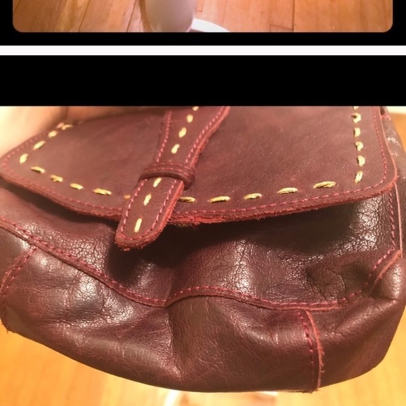 Sorpresa Leather Cross Body Vintage Bag - Picture 4 of 8